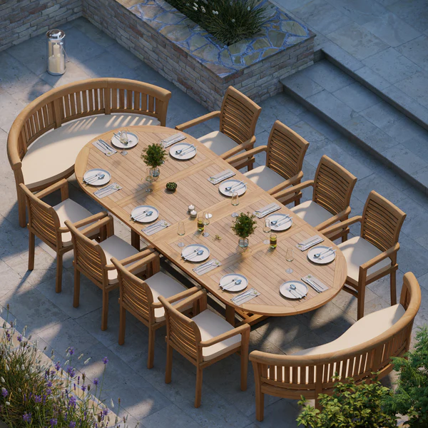 oval extending table