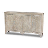 Handcrafted Solid Mango Wood Sideboard, Chic Finish 180cm + 150cm.