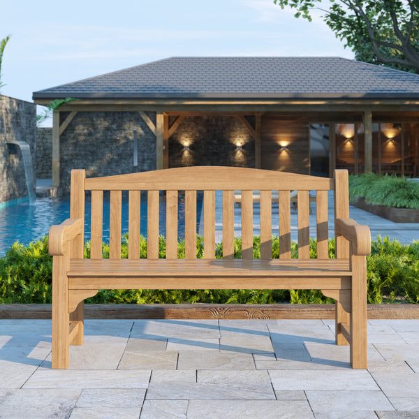 Garden teak benches