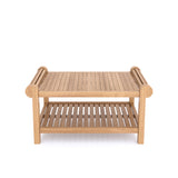 Teak Lutyens Coffee Set ( 1 x Bench, 1 x Coffee Table)